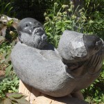 Zimbabwean Sculpture (Child Blessing)